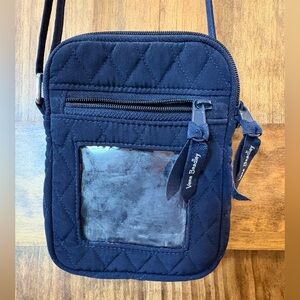Vera Bradley Quilted Navy Belt Bag